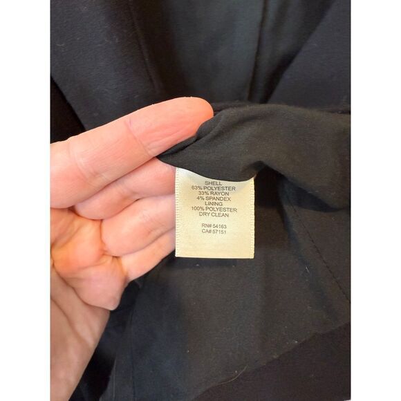 Eliza J Black Professional Single Button Stretch‎ Blazer Career Office Jacket XL - Picture 8 of 9